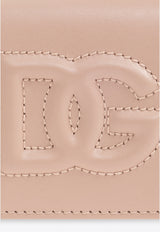 Dolce 
Gabbana DG Logo Tri-fold Wallet Beige BI3276 AG081-80402