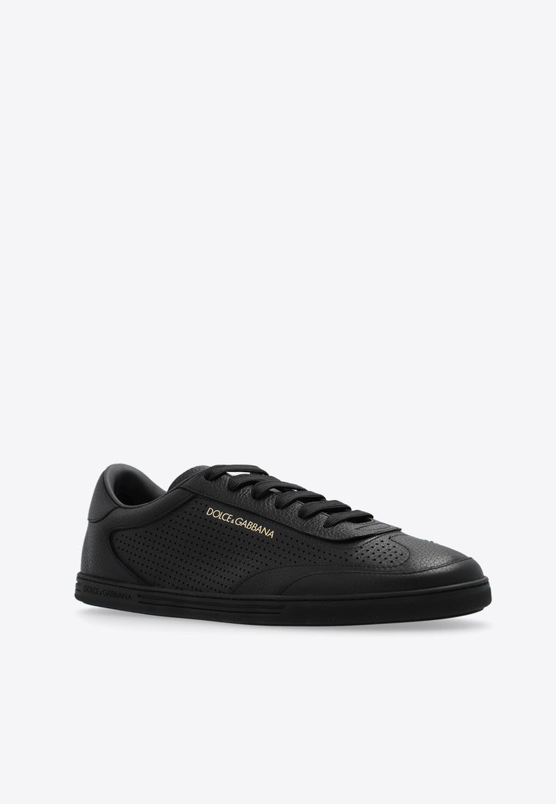 Dolce 
Gabbana Saint Tropez Portofino Low-Top Sneakers Black CS2256 AR837-8B956