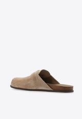 Jimmy Choo Etta Suede Flat Mules Beige ETTA MULE SVV-STONE