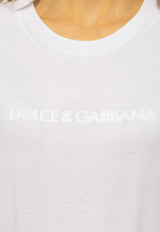 Dolce 
Gabbana Raise Logo T-shirt White F8T00T GDCBQ-W0800