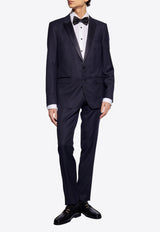 Dolce 
Gabbana Single-Breasted Wool Blend Suit Blue GKPFMT FM2GS-S8031