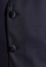 Dolce 
Gabbana Single-Breasted Wool Blend Suit Blue GKPFMT FM2GS-S8031