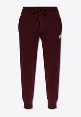 Dolce 
Gabbana Logo Plaque Track Pants Bordeaux GXO34T JEMQ3-R0108