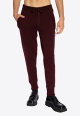 Dolce 
Gabbana Logo Plaque Track Pants Bordeaux GXO34T JEMQ3-R0108