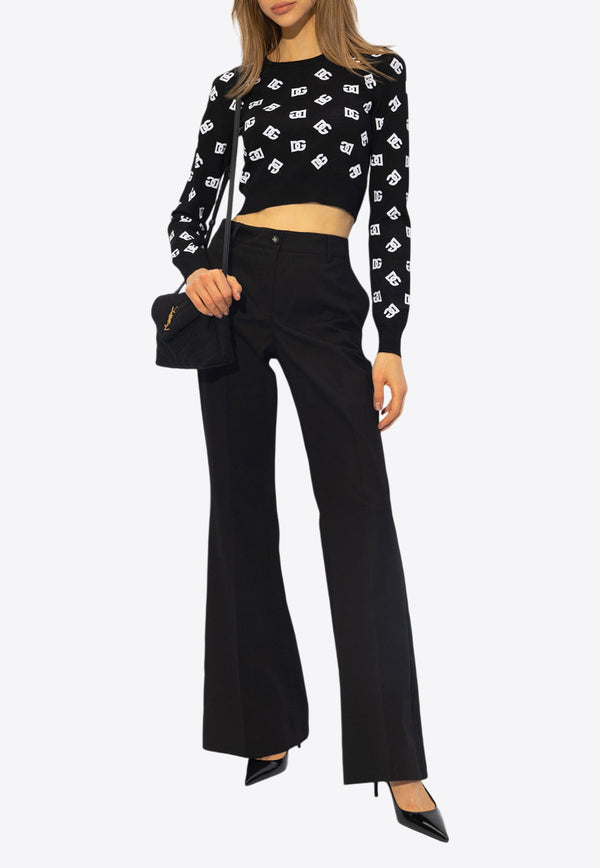 Dolce 
Gabbana Twill Flared Pants Black FTC2MT FUFJU-N0000