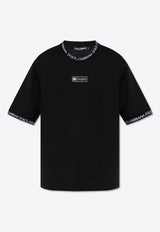 Dolce 
Gabbana Logo Patch T-shirt Black G8RK1T HU7MA-N0000