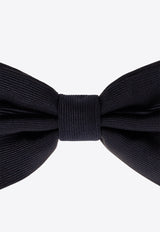 Dolce 
Gabbana Satin Silk Bow Tie Blue GR053E G0UB1-B0065