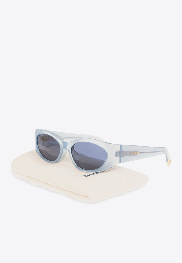 Jacquemus The Ovalo Sunglasses Blue JAC4C5SUN 0-0