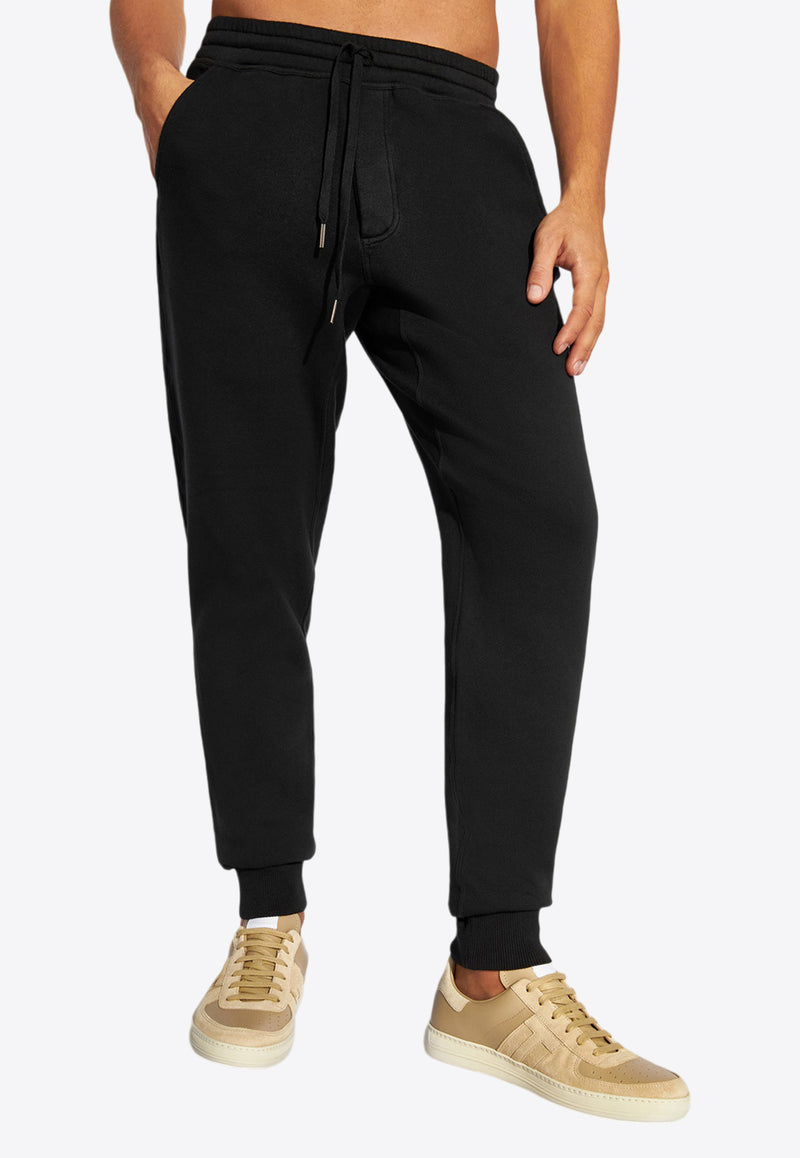 Tom Ford Straight-Leg Drawstring Track Pants Black JAL001 JMC006S23-LB999