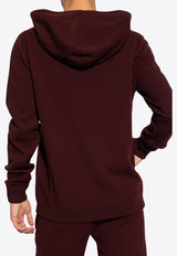 Dolce 
Gabbana Logo Plaque Hooded Sweater Bordeaux GXO33T JEMQ3-R0108