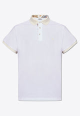 Etro Pegaso Embroidered Polo T-shirt White MRMD0005 AC174-W0800