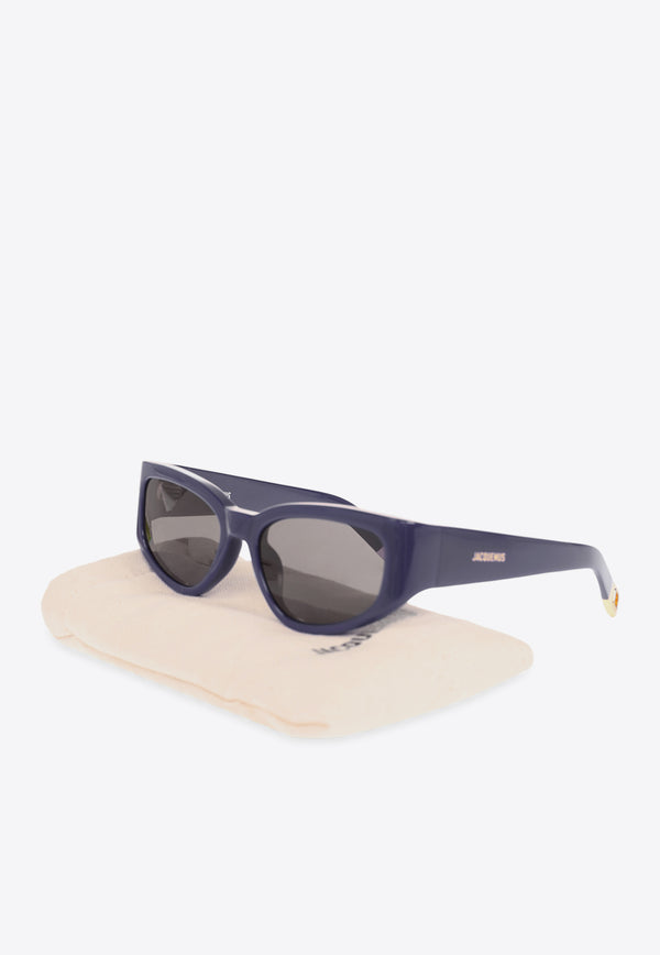 Jacquemus Gala Butterfly Sunglasses Gray JAC5C4SUN 0-0