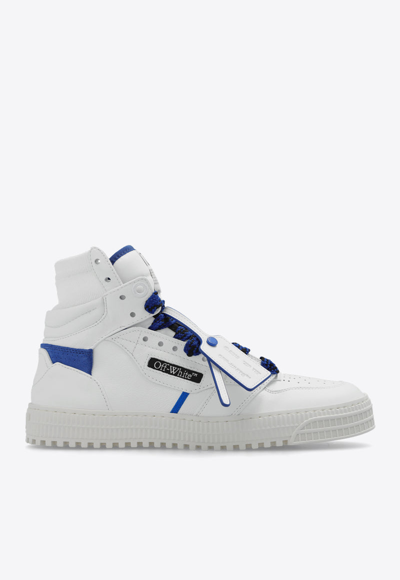 Off-White 3.0 Off Court High-Top Leather Sneakers White OMIA065S24 LEA005-0146