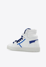 Off-White 3.0 Off Court High-Top Leather Sneakers White OMIA065S24 LEA005-0146