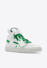 Off-White 3.0 Off Court High-Top Leather Sneakers White OMIA065S24 LEA005-0155