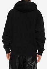 Off-White OFF Stamp Hooded Sweatshirt Black OMBB085C99 FLE010-1001