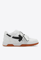 Off-White Out Of Office Paneled Leather Sneakers White OMIA189C99 LEA011-0110