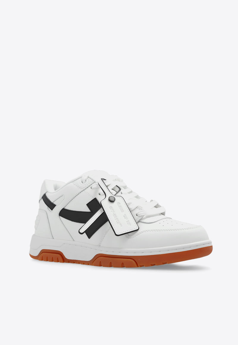 Off-White Out Of Office Paneled Leather Sneakers White OMIA189C99 LEA011-0110