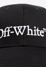 Off-White Logo Embroidered Baseball Cap Black OMLB052C99 FAB001-1001