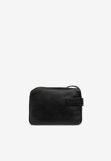 Salvatore Ferragamo Archive Gancini Buckle Leather Camera Bag Black 216292 ARCHIVE CC 769547-NERO