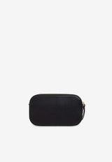 Tory Burch Logo-Embossed Zip Pouch Black 158757 0-001