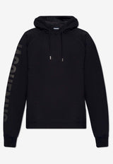 Jacquemus Typo Logo Print Hooded Sweatshirt Black 245JS234 2341-990