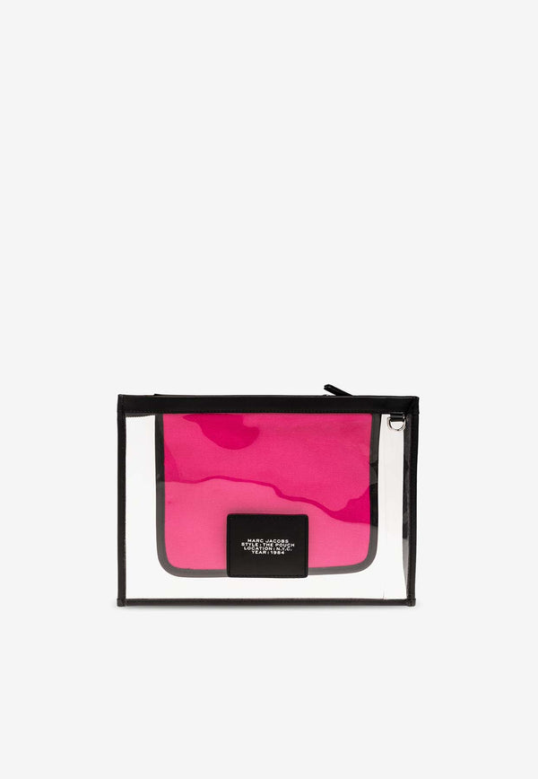 Marc Jacobs Large Clear Pouch Bag Pink 2P4SCP002S03 0-001