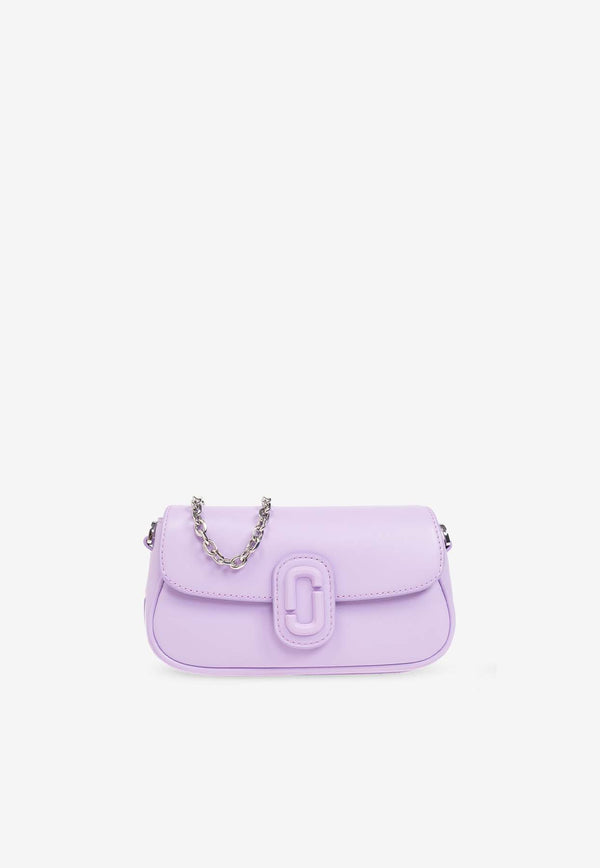 Marc Jacobs The Clover Leather Shoulder Bag Purple 2P4HSH035H02 0-545