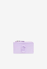 Marc Jacobs The Covered J Marc Leather Multi-Zip Wallet Purple 2S4SMP008S02 0-545