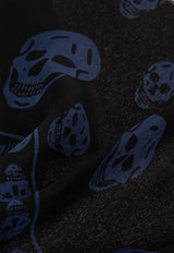 Alexander McQueen Skull Print Scarf Black 557717 4Q060-1042