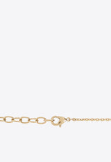 Salvatore Ferragamo Asymmetrical Gancini Pendant Necklace 760777 NKL GAN80 776282-ORO