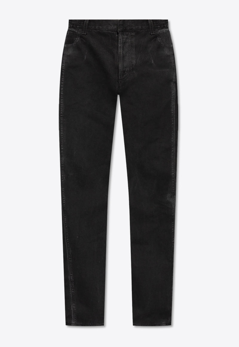 Alexander McQueen Basic Straight-Leg Jeans Black 794090 QTABK-1000