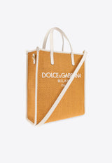 Dolce 
Gabbana Logo-Embroidered Woven Tote Bag BB2259 AS525-8F356