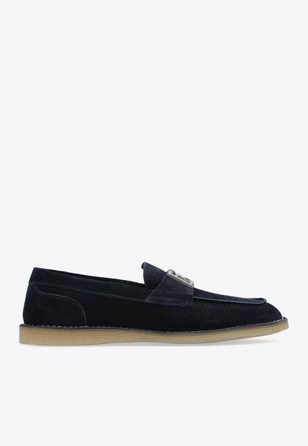 Dolce 
Gabbana New Florio Suede Loafers A50601 AS707-86115