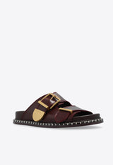 Chloé Rebecca Leather Slides CHC24S981 D1-602