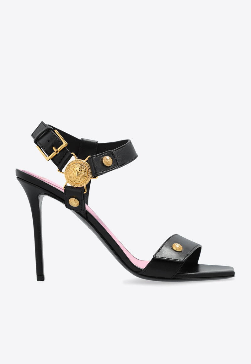 Balmain Eva 95 Leather Sandals DN1UH006 LVIT-0PA