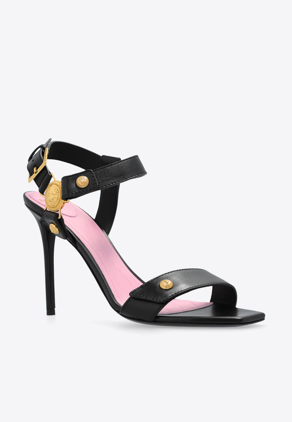 Balmain Eva 95 Leather Sandals DN1UH006 LVIT-0PA