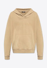 Balmain Logo-Printed Hooded Sweatshirt DH1JT216 BC72-WIQ