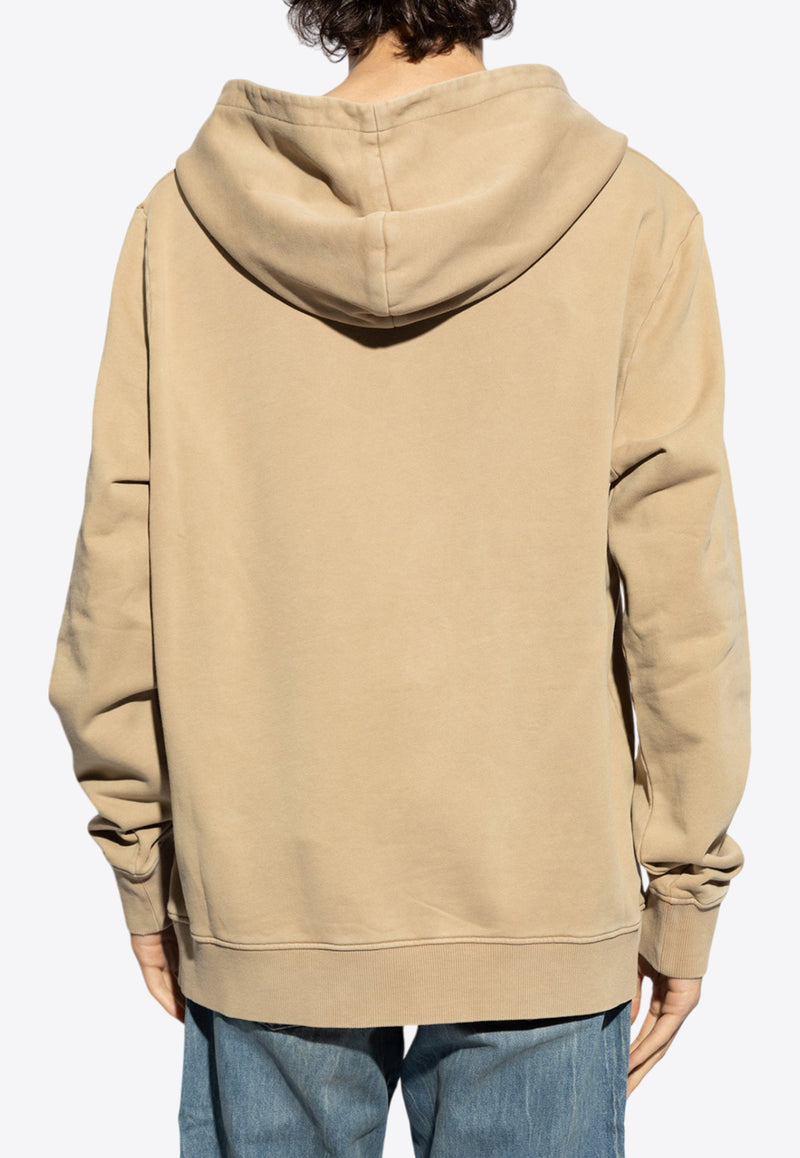 Balmain Logo-Printed Hooded Sweatshirt DH1JT216 BC72-WIQ