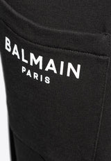 Balmain Logo-Printed Track Pants DH1OB295 BC64-EAB