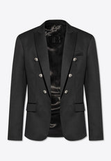 Balmain Wool Double-Breasted Blazer DH1SG075 WB12-0PA