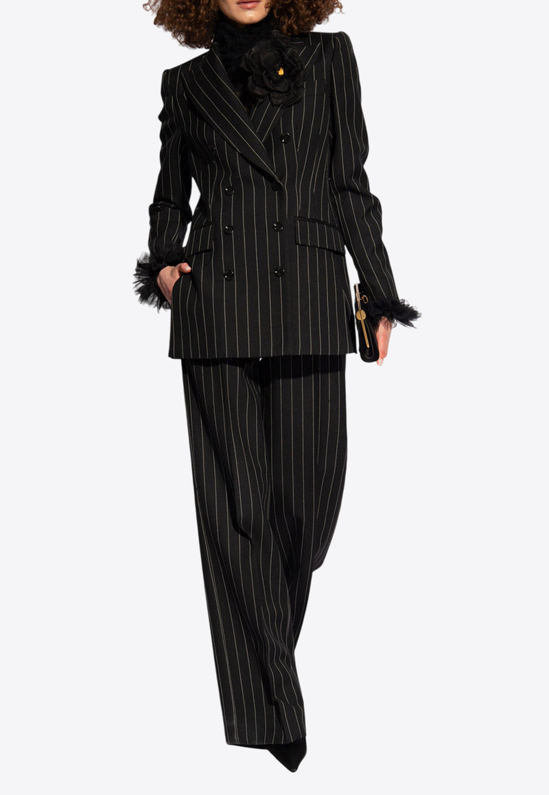 Dolce 
Gabbana Pinstripe-Pattern Wool Pants FTC31T FR20A-S8051