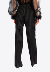 Dolce 
Gabbana Pinstripe-Pattern Wool Pants FTC31T FR20A-S8051