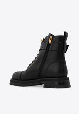 Balmain Combat Ankle Boots DN1TC961 LVIT-0PA