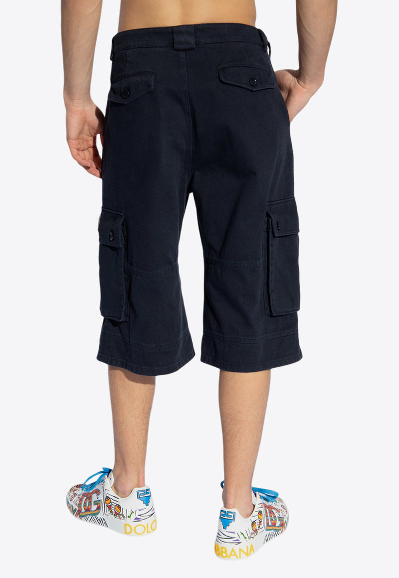 Logo-Tag Cargo Bermuda Shorts Dolce 
Gabbana GV5JXT G8KH1-B0387 Navy