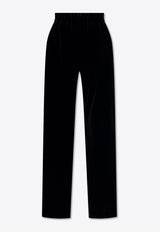 Velvet Wide-Leg Track Pants Dolce 
Gabbana FTC1GT FUWD6-N0000 Black