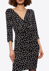 Micro Polka-Dot Print Mini Dress Dolce 
Gabbana F6GAGT FSA6K-HNBDW Black