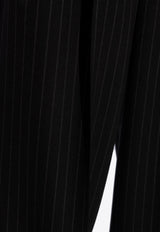 Flared Pinstripe Wool Tailored Pants Dolce 
Gabbana FTBMPT FRBDB-S8051 Black