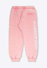 Dolce 
Gabbana Kids Girls Logo-Printed Track Pants L5JPB6 G7L2I-S9000