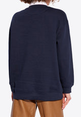 Etro Embroidered-Logo Crewneck Sweatshirt WRMB0002 AR255-S9000 Navy